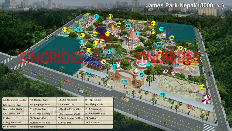 Nepal James World Park Project Design by Sinorides