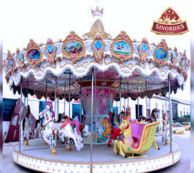 24 Seats Carousel Rides For Sale image from Sinorides
