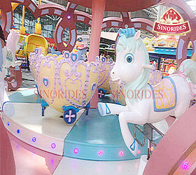 Macaron Carousel Rides for sale fabricated from Sinorides