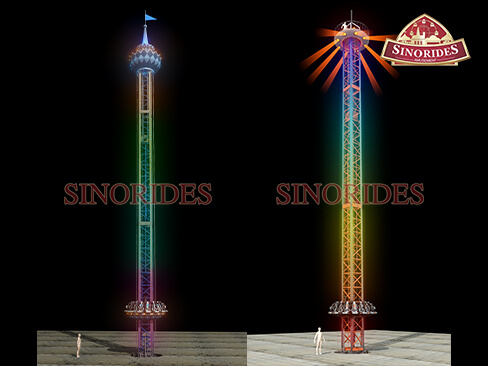 Sinorides 30m drop tower ride Manufacturer