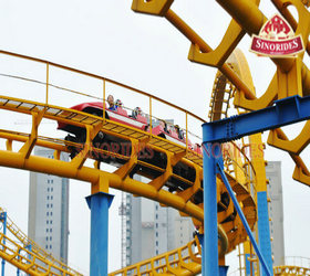 Six rings roller coaster for sale manufactured from Sinorides