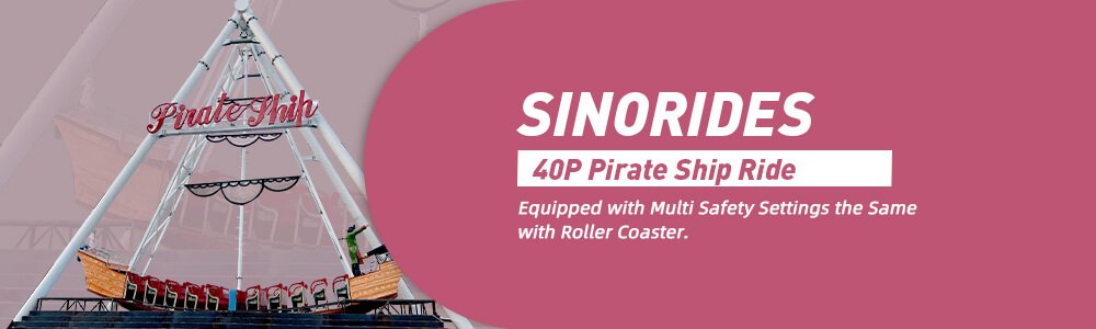 Sinorides Manufacture 40P Pirate Ship Rides For Sale