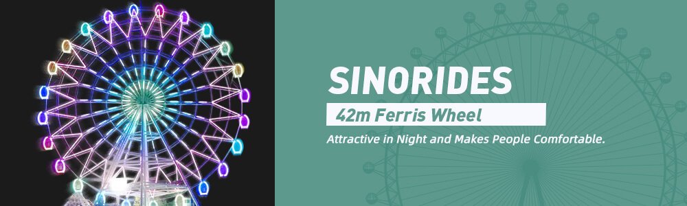 Sinorides Manufacturer 42m Ferris Wheel For Sale