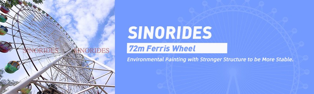 Sinorides Manufacturer 72m Ferris Wheel For Sale