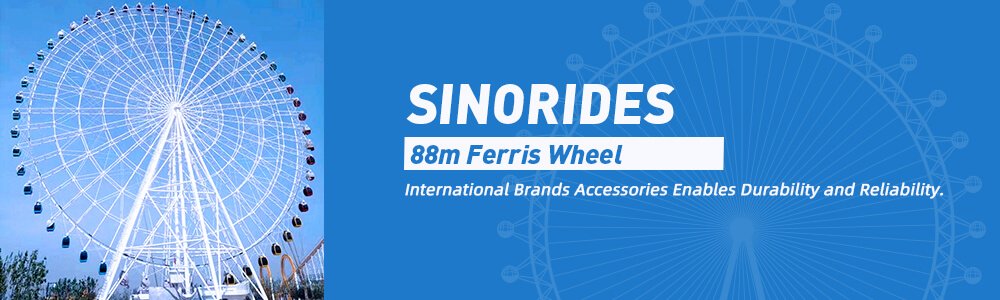 Sinorides Manufacturer 88m Ferris Wheel For Sale