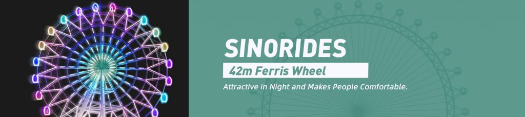 Sinorides Quality 42m Ferris Wheel For Sale