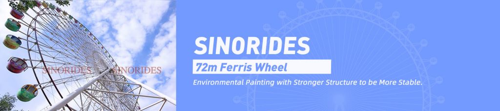 Sinorides Quality 72m Ferris Wheel For Sale