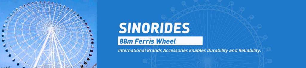 Sinorides Quality 88m Ferris Wheel For Sale